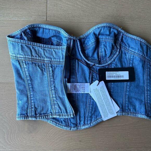 ERMANNO SCERVINO • Strapless Crop Top - Picture 4 of 7